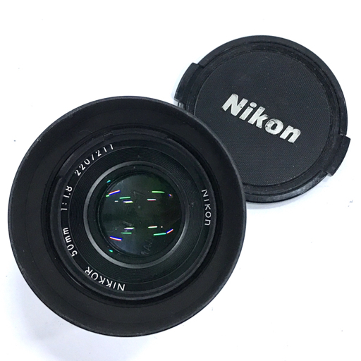 Nikon NIKKOR 50mm 11.8 カメラレンズ HS-11 レンズフード付